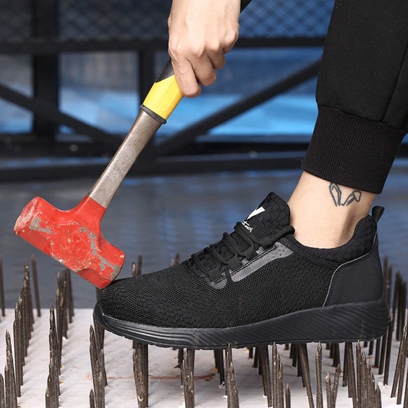 Women's work shoes with anti-slip steel toe cap - Picture 6 of 16